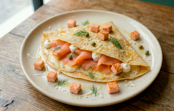 Crepe de Salmón