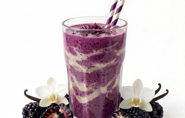 Batido de Mora y Vainilla