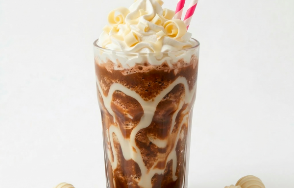 Frappé con Chocolate Blanco