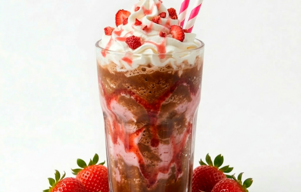 Frappé con Fresa