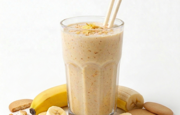 Batido de Plátano y Galletas