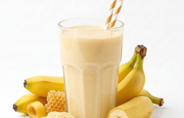 Batido de Plátano Y Miel